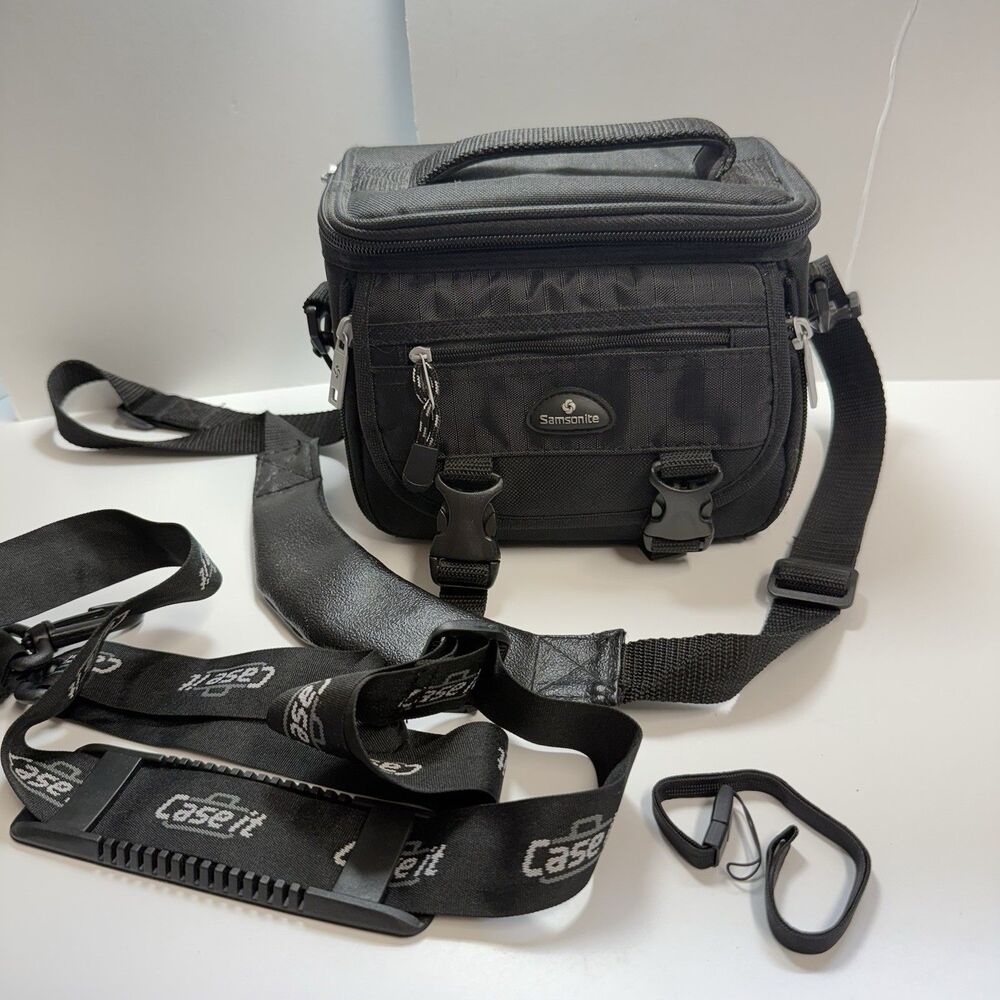 Samsonite Shoulder Camera Case Bag With 2 Extra Straps